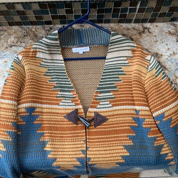 Keren Hart Southwest heavy sweater coat - Picture 3 of 5